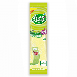Lutti Candy Paper Méga Fizz sachet 15g (8 pces) - 24 sachets