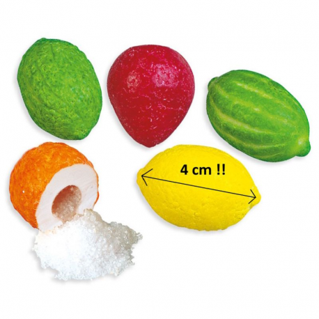 Macédoine de fruits Bubble Gum poudre XXL vrac Fini - sachet de 1kg