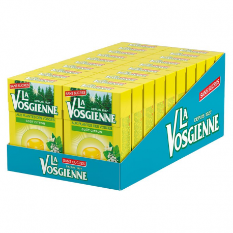 La Vosgienne citron 46g - 20 étuis
