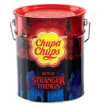 Sucettes Chupa Chups seau Stranger Things par 150 - série limitée