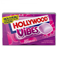 Hollywood Vibes sour berry goût Framboise SANS SUCRES - 16 étuis