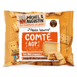 Petits beurre salés Comté AOP 30g Michel et Augustin - carton de 12