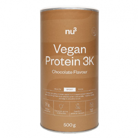 Protéines Vegan 3k chocolat - boîte de 500g