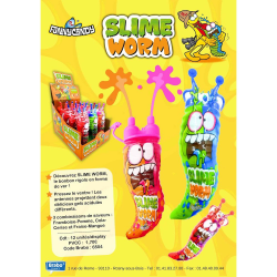 Slime worm Funny Candy - boîte de 12