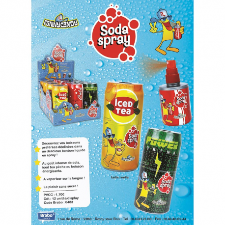 Soda Spray - Boîte de 12