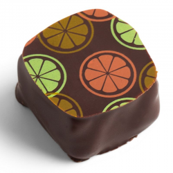 PRECOMMANDE Ganache Caramel citron vert chocolat lait Castelain 1Kg