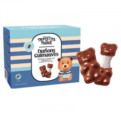Oursons chocolat au lait fourrés guimauve - ballotin de 200g