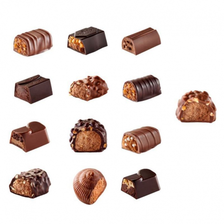 Ballotin de chocolats noir et au lait Révillon - 310g