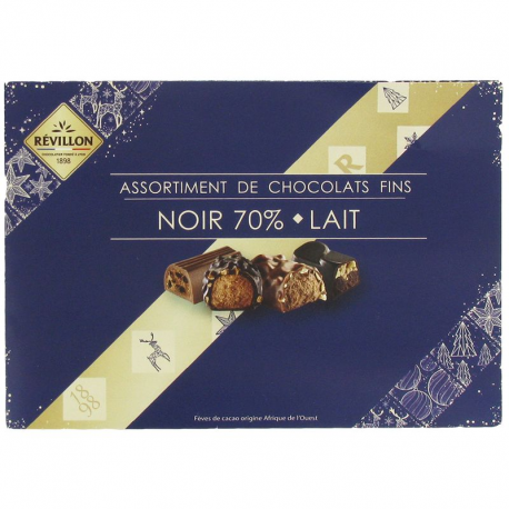 Ballotin de chocolats noir et au lait Révillon - 310g
