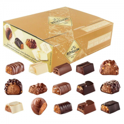 PRECOMMANDE Ballotin de chocolats noir, lait et blanc Révillon - 475g