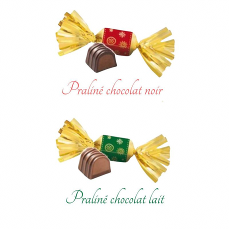 Papillotes praliné assorties fabrication Révillon - sachet 360g