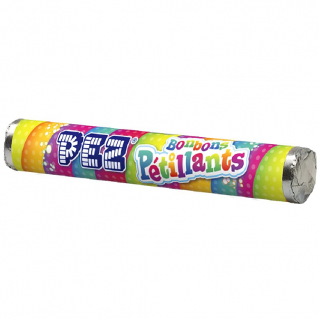Rouleau bonbon pétillant 42g Pez - boîte de 30 rouleaux