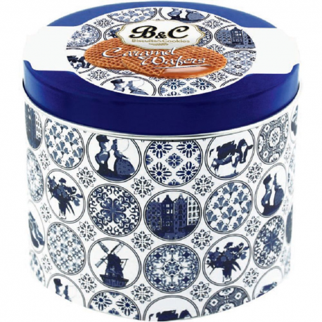 Gaufres fourrées caramel - Boîte métal 260g