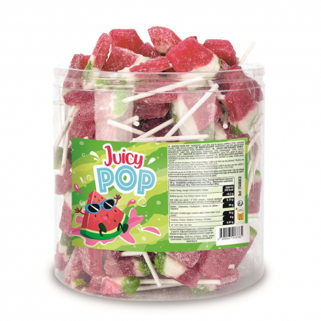 Sucettes Pastèque Pop - 100 pièces