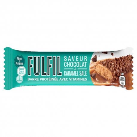 Fulfil chocolat et caramel salé 40g (vitamines et protéines) - boîte de 15