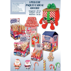 Colis Fizzy Noël + peluche PAQUET CADEAU Offerte