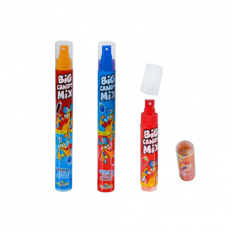 Big Candy Mix 2 en 1 Funny Candy (bonbon + spray 50 ml) - par 16