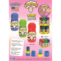 Warheads thumb dipper - Boîte de 21