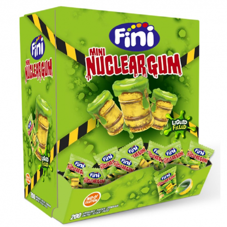 Bubble gum Mini Nuclear - boîte de 200