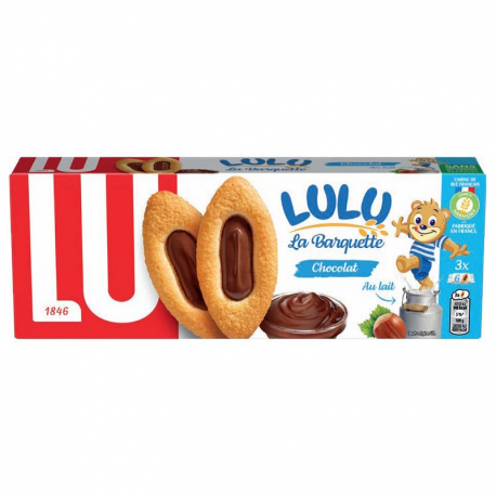 Barquettes Lulu choco noisettes LU 120g - 20 paquets