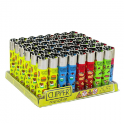 Briquets Clipper décors assortis Every Day 1 - le lot de 48