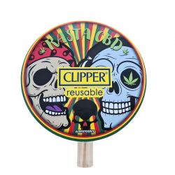 Tourniquet Clipper Rasta Skulls - 4 x 48 briquets