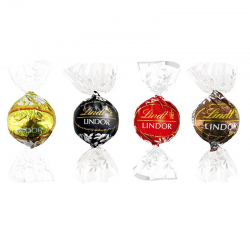 Boules Lindor - 4 variétés Lindt - 375g