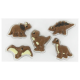 Coffret Dinosaures - sujets en chocolat au lait - 100g