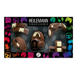 Coffret Gaming (jeu vidéo) - sujets en chocolat au lait - 100g