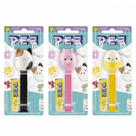 Pez figurine Squishmallows + recharges - le lot de 12