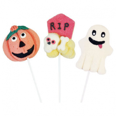 Sucettes Mallow Pop Halloween - boîte de 18