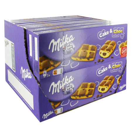 Cake and choc Milka 175g - 16 paquets