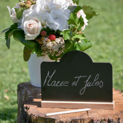 Ardoise marque-table - pièce