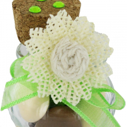 Bouquet de 6 fleurs en jute IVOIRE - le bouquet