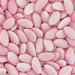 Dragées amande Avola Marquise (45% d'amande) ROSE MAT - 1kg