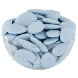 Dragées chocolat 71% BLEU MAT - 1kg