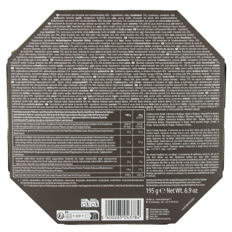 Escargots en chocolat fourrés praliné - boîte de 195g