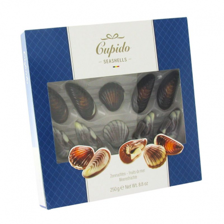 Fruits de mer en chocolat praliné - boîte de 250g