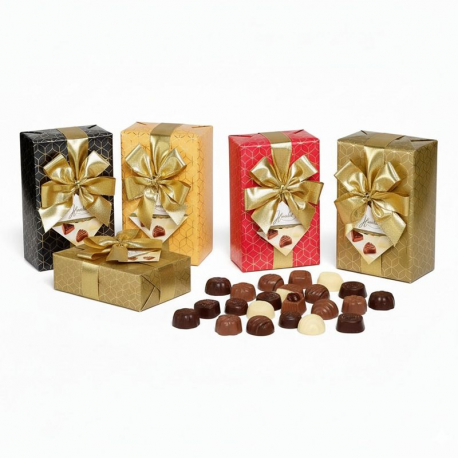 Présentoir 12 ballotins 200g ruban Collection Line Hamlet