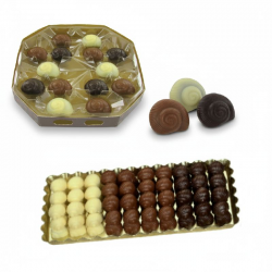 Escargots en chocolat praliné - carton de 2.34kg