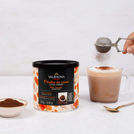 Cacao en poudre Valrhona - boîte de 250g