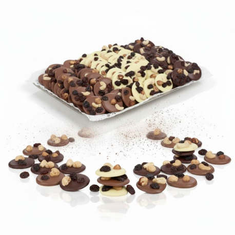 Mendiants assortis - plateau de 2.400kg