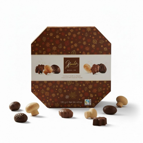 Assortiment Automne chocolats fourrés praliné - 195g