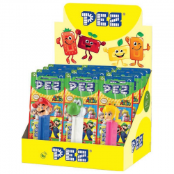 Pez figurine Mario Nintendo + 1 recharge - le lot de 12