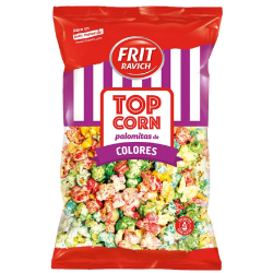 Pop corns sucrés colorés Top - 130g