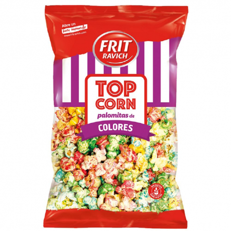 Pop corns sucrés colorés Top - 130g