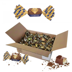 Papillotes chocolat au lait et céréales Révillon - carton de 4,100kg