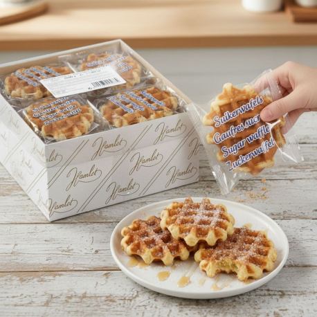Gaufres sucrées 90g - carton de 20