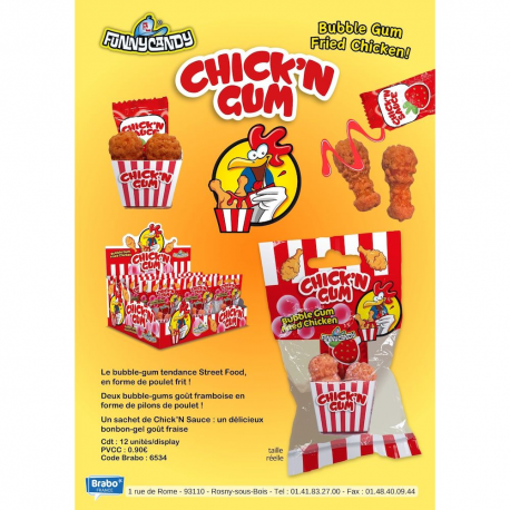 Chick'n gum - Boîte de 12