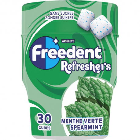 Freedent Refresher's Menthe SANS SUCRES - boîte de 6